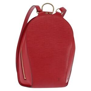 LOUIS VUITTON Epi Mabillon Backpack Castilian Red M52237 LV Auth 143945